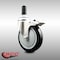 Service Caster 5 Inch 316SS Black Poly Swivel 1 Inch Expanding Stem Caster Lock Brake SCC SCC-SS316TTLEX20S514-PPUB-BLK-1 - alternate 1
